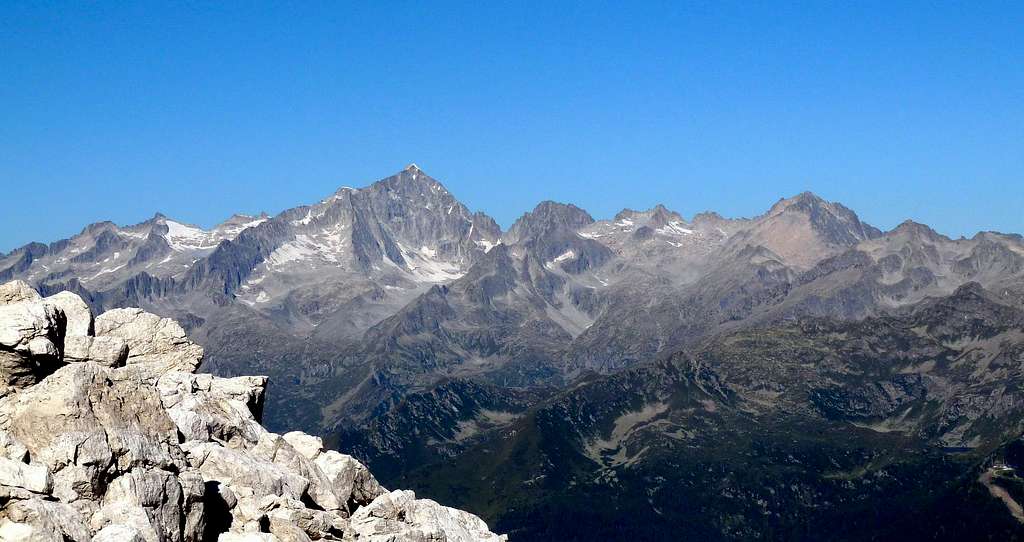 Cima Presanella seen from Grostè approach