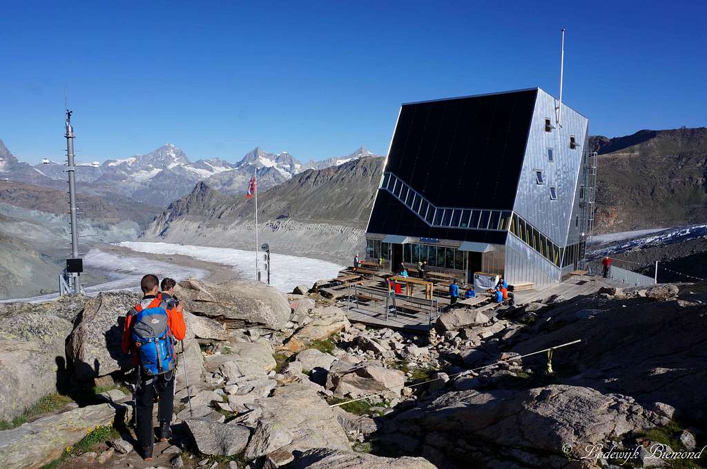 The new Monte Rosa Hut