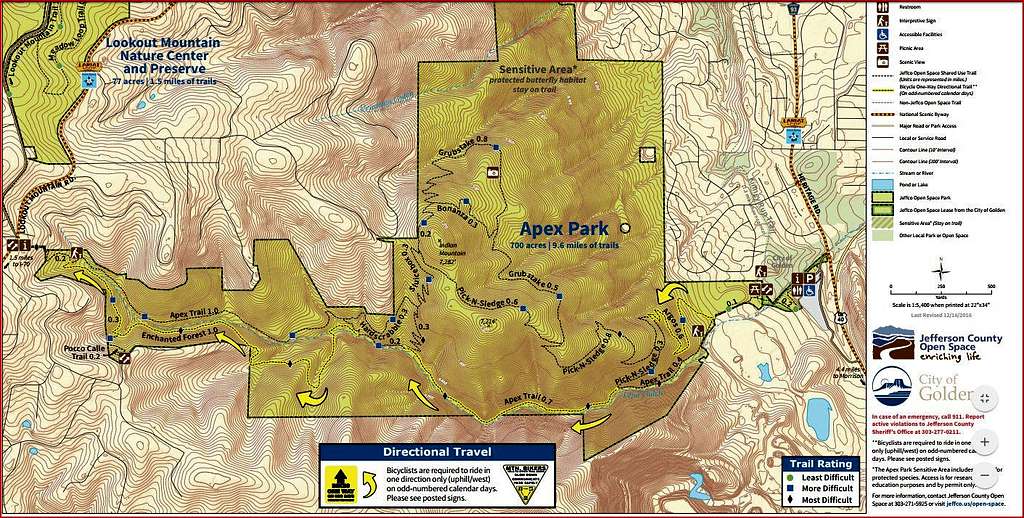 Apex Park Map