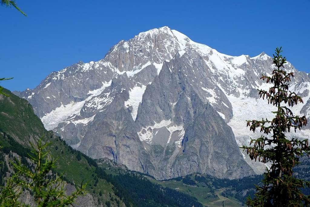 Mont Blanc south side