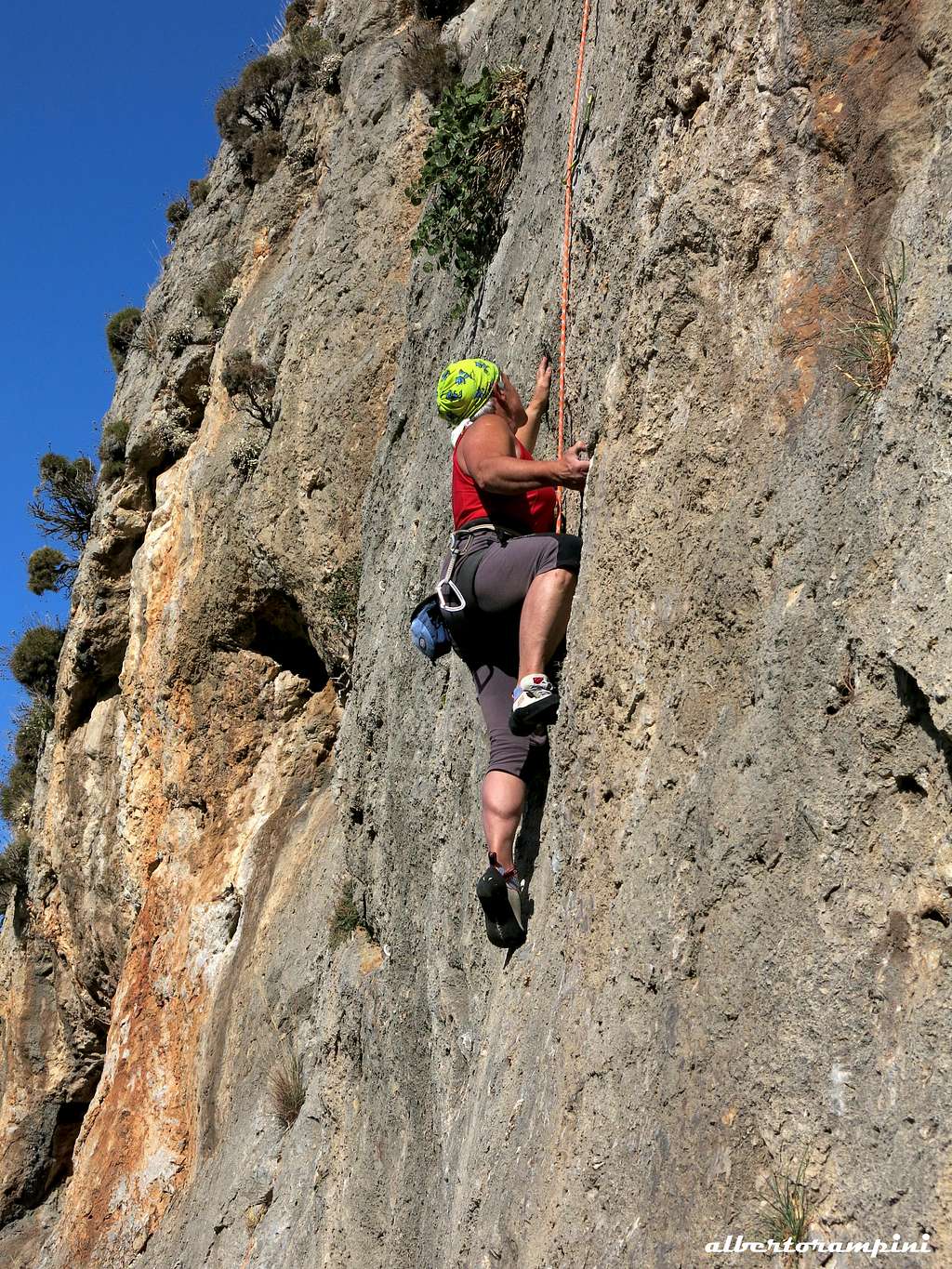 Rock climbing on Kalymnos