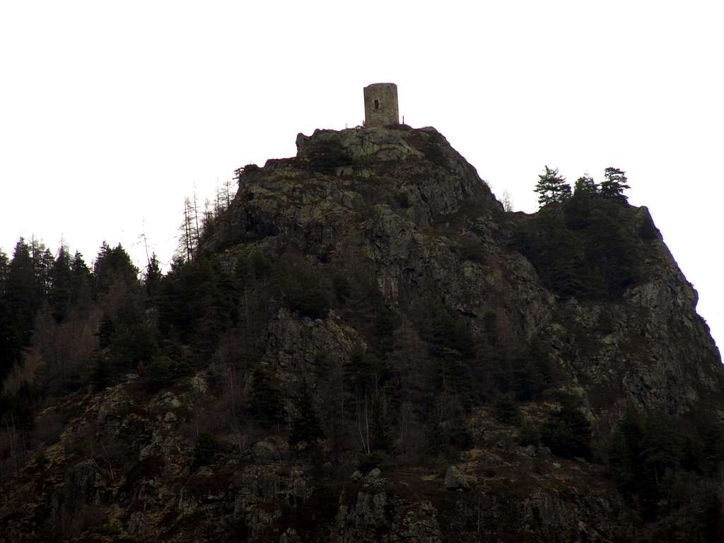 Tornalla's Tower located on rocky promontory 2017