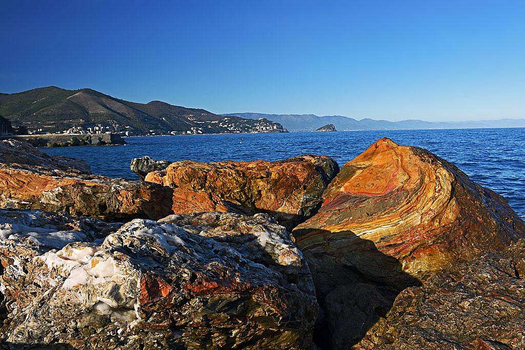 Ligurian coast near Noli
