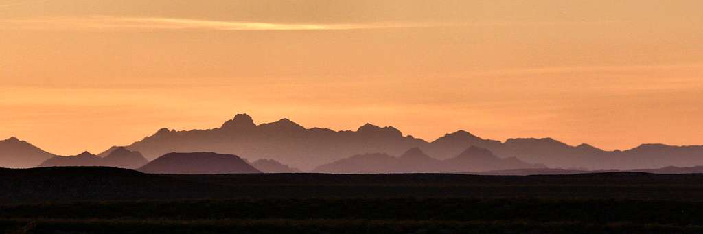 Sunrise and the Organ Mountains