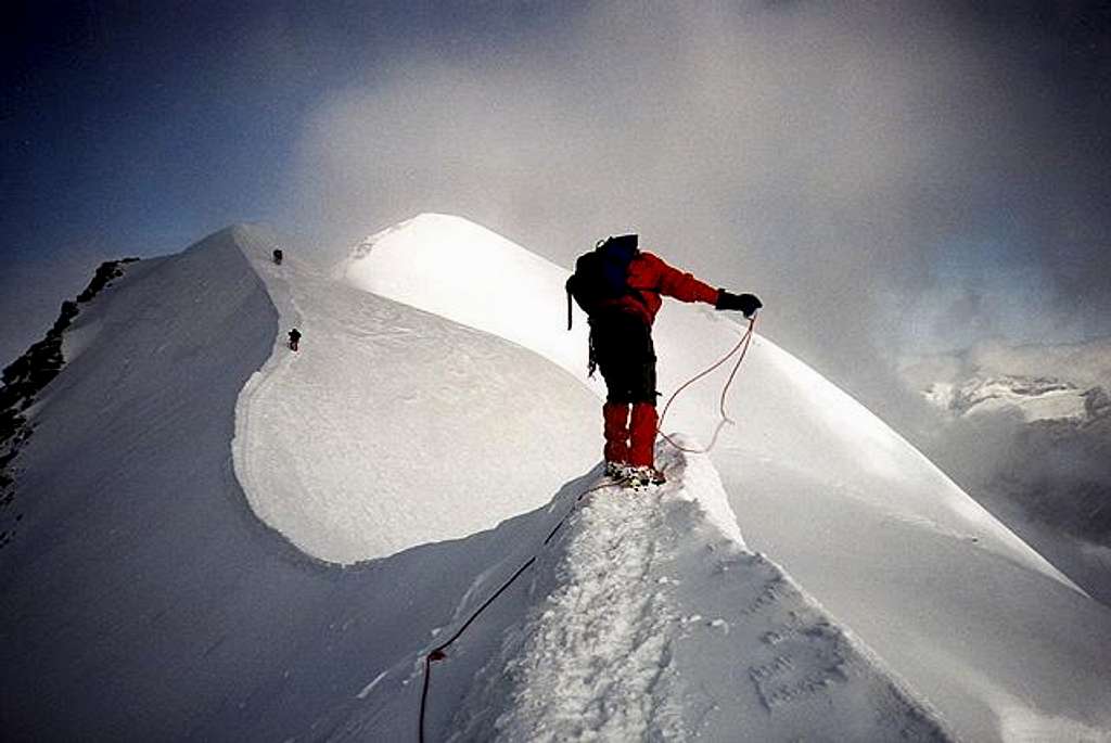 castor's summit ridge coming...