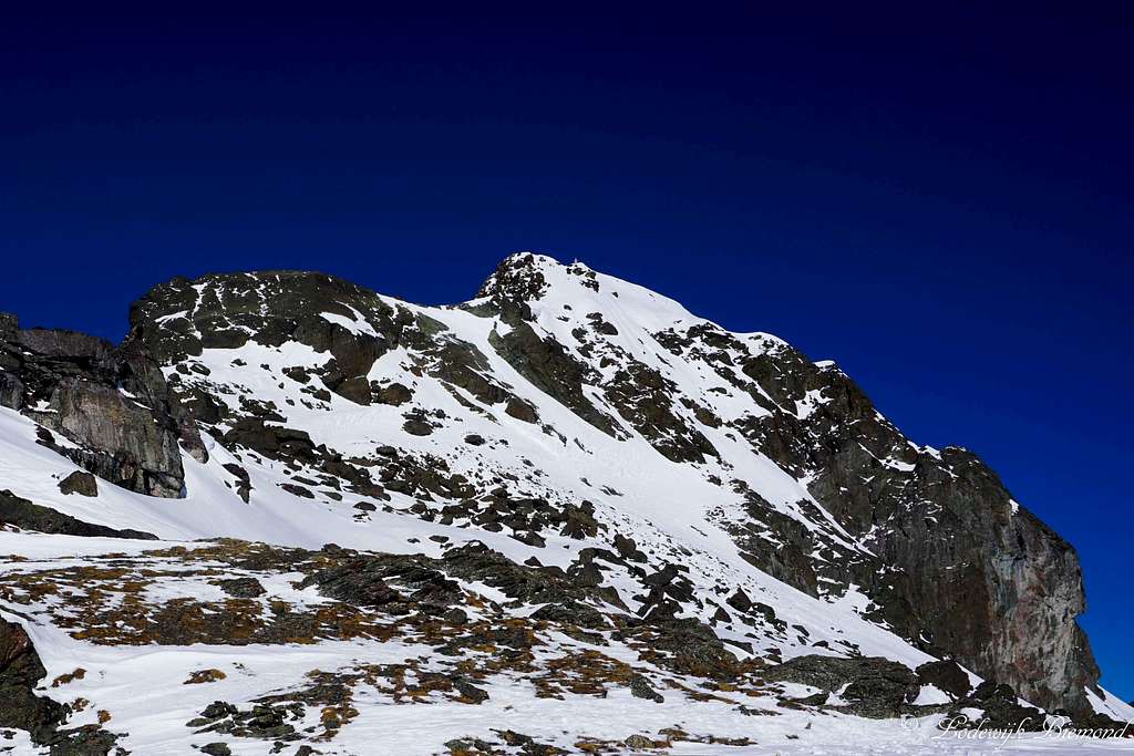 Flimspitze (2929m, SW-Face) from the Flimsattel