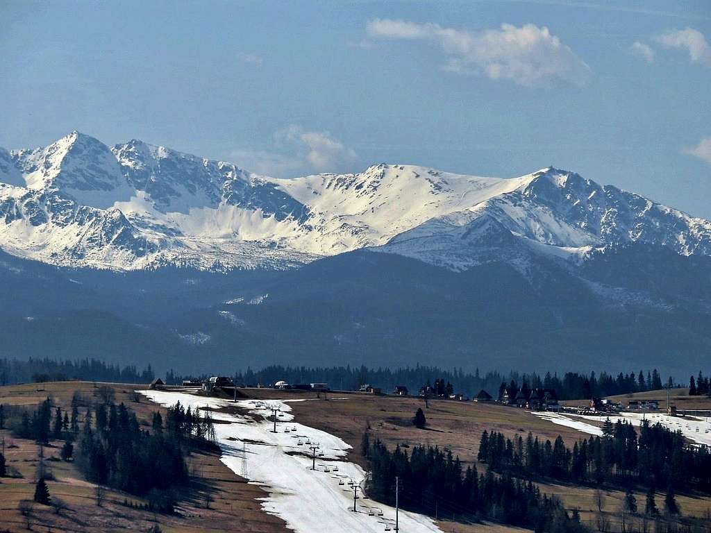 Kasprowy Wierch, Beskid, Skrajna i Pośrednia turnia