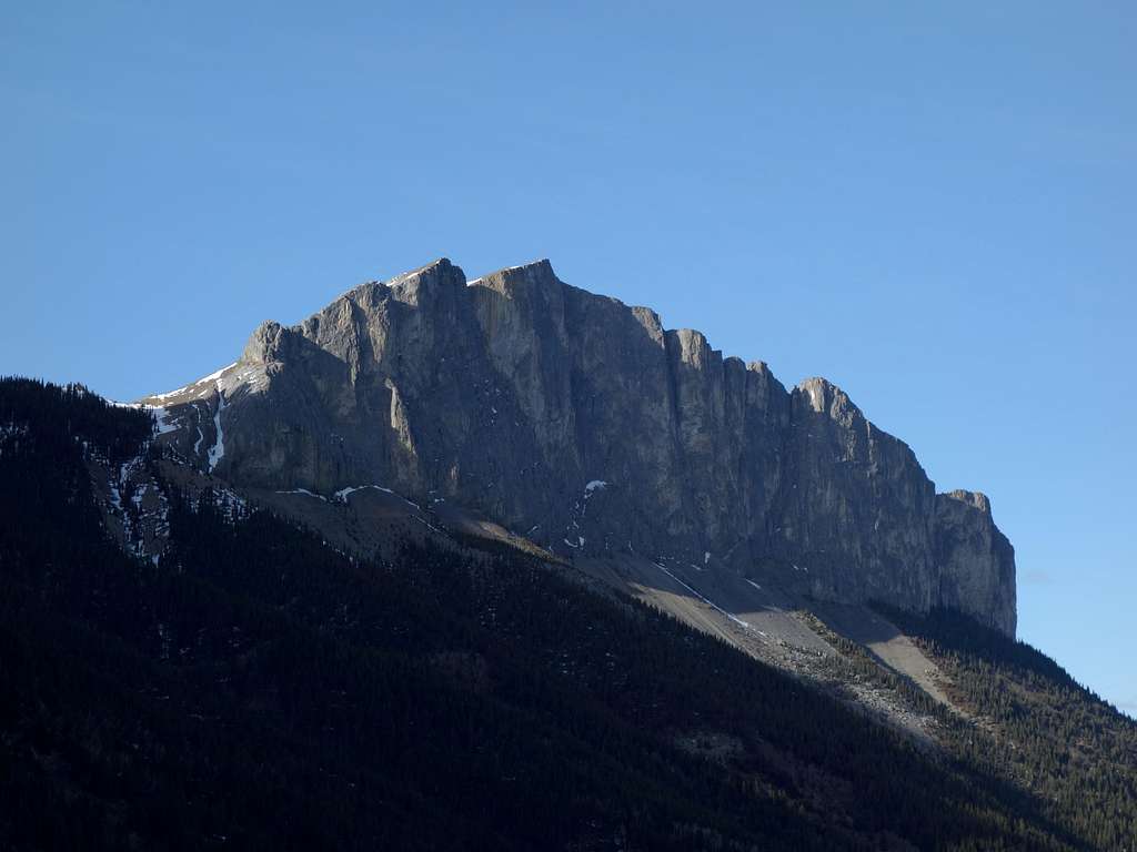 Yamnuska in the afternoon