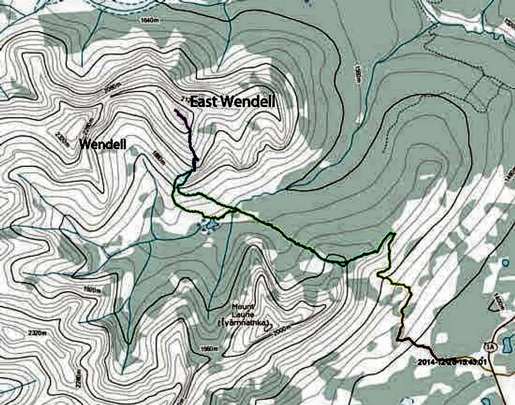 East Wendell Topo Map
