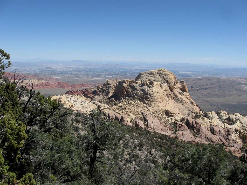 First View of the Sandstone Escarpment From the Crest of the Spring Mountains