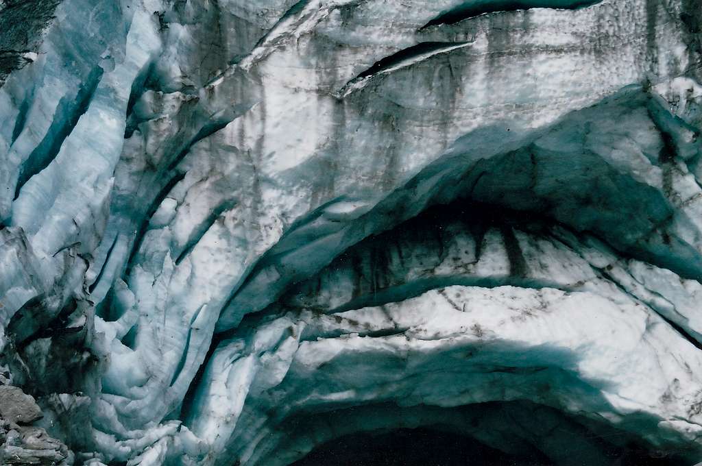 Fox glacier up close