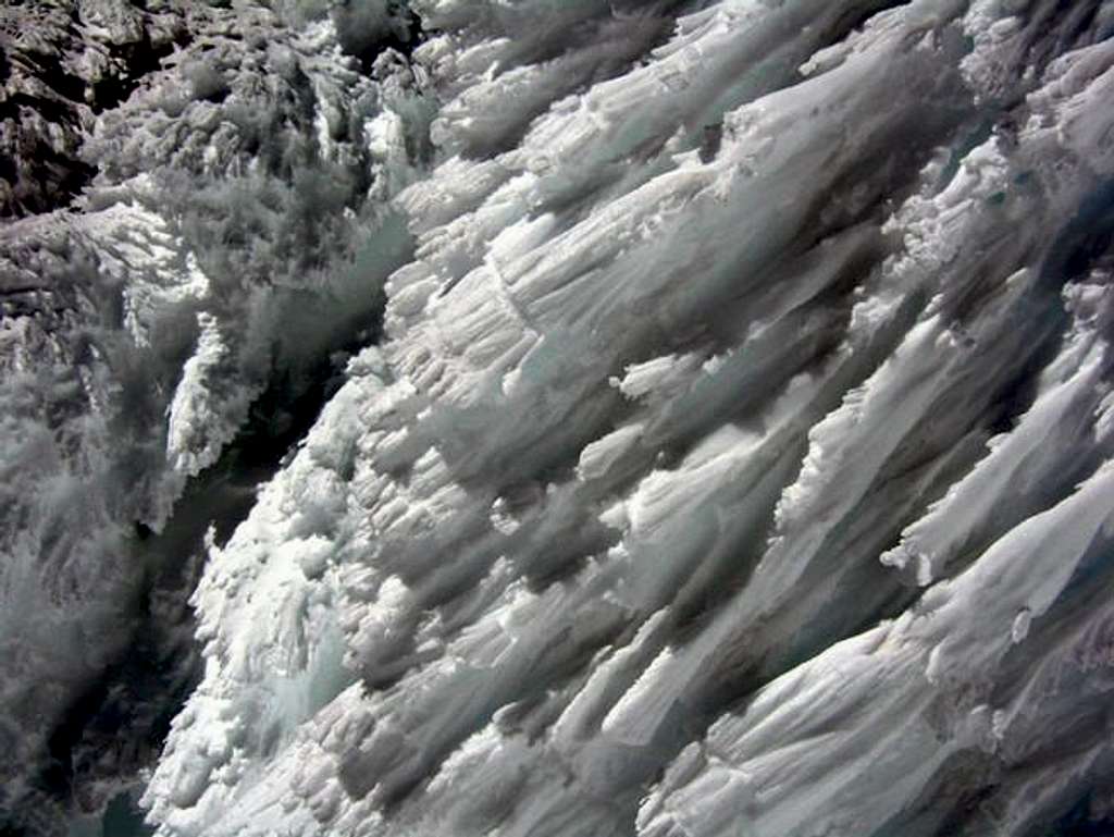 Rime ice formations (Mt Hood)