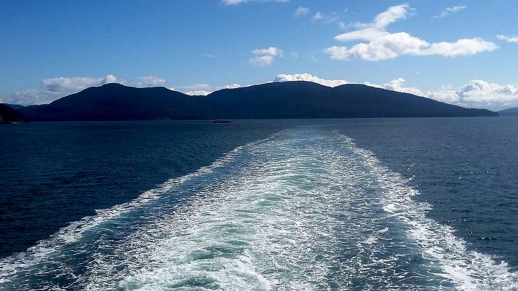 The ferry to San Juan Island