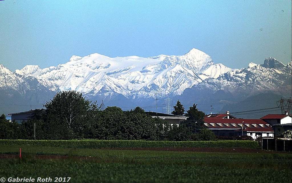 Monte Leone from little N of Milan