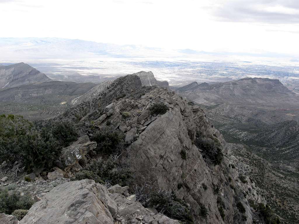 The Knife-edge Northeast Ridge of La Madre Mountain