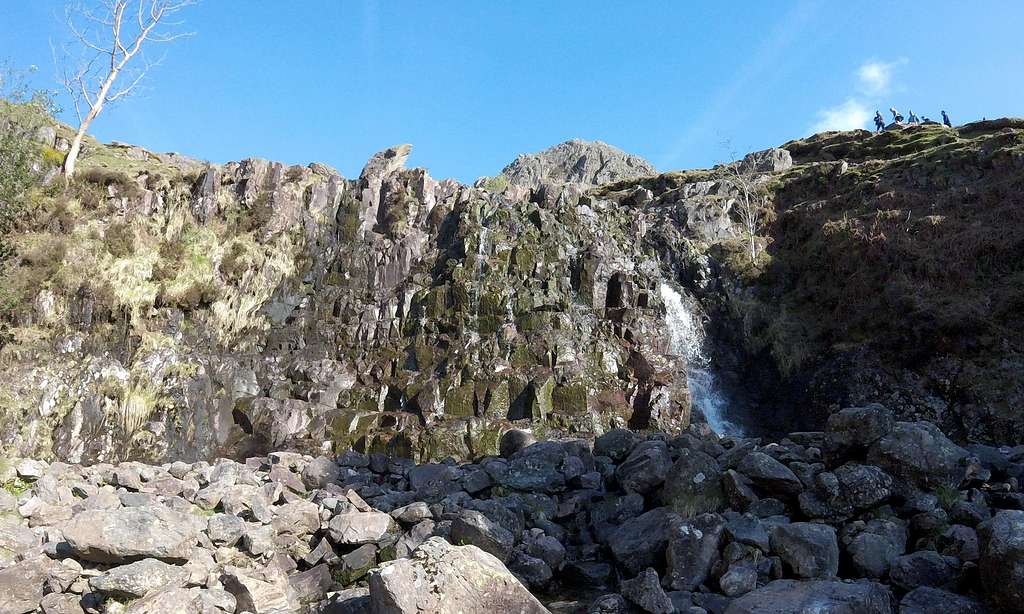 The crux of Stickle Ghyll