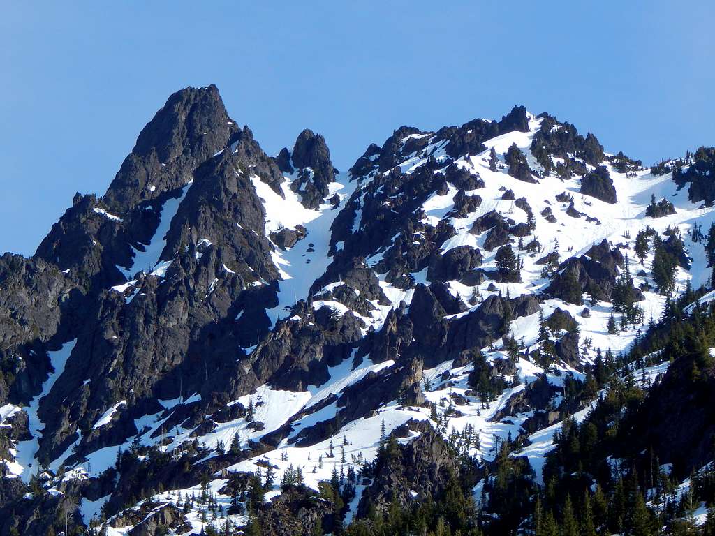 South Gemini Peak from Monte Cristo townsite