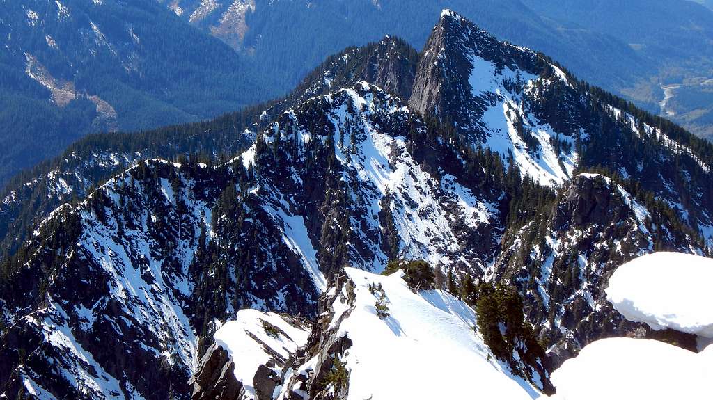 Scott Peak from Hubbart Peak