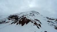 Pico Veintimilla, Chimborazo, from the ridge line near El Castillo