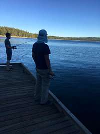 Fishing at Crescent Lake