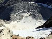 Looking Down the North Glacier