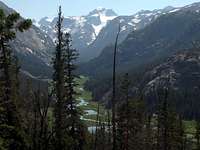 Our Approach to Dingwoody Creek with Gannett as a Backdrop 