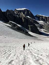 Gannett Peak from the Dinwoody Glacier