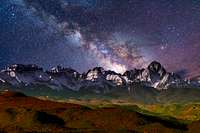 Milky Way and Mt. Sneffels