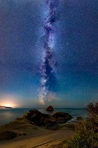 Milky Way over Cape Kiwanda