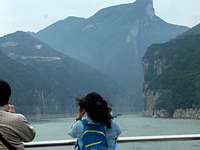 China Three Gorges area from cruise ship
