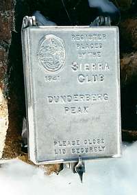 Dunderberg Peak summit