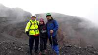 at Tungurahua crater 