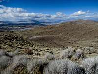Dry Lake & Reno View