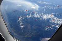 south Chelan Mountains - aerial view
