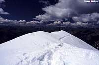 Snowtrack - on the summit...