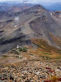 Purple Mountain from 2000 ft SE of Treasury Mountain's summit