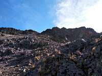 Sierra Negra - scree deposit at around 4200 m a.s.l.