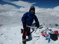 Andrei Eliseev on Elbrus West Summit