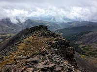 Maxwell's spiney ridge, almost near the summit
