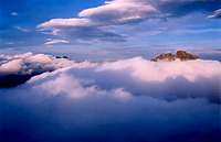 Far above the clouds ...