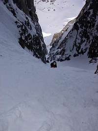 The Couloir viewed from under...