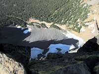 Mt. Thielsen - looking down and west from the summit