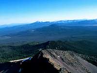 Crater Lake viewed from the summit of Mt. Thielsen