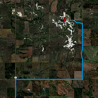 Incorrect route via Google Maps from Bowman, ND to White Butte, Chalky Butte, ND
