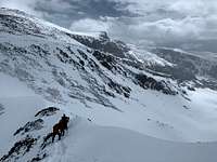 Retreating Whitetail Peak to Sundance Pass; Beartooths, MT