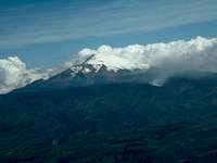 A view of eastern Cayambe...