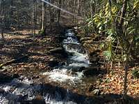 Creek running by Trail on Chunky Gal