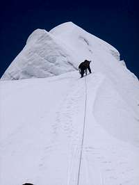 Climbing towards the summit...