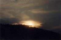 Sunset over Macomb October 2001