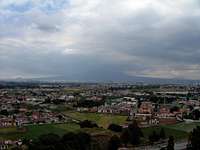 La Malinche above Puebla...